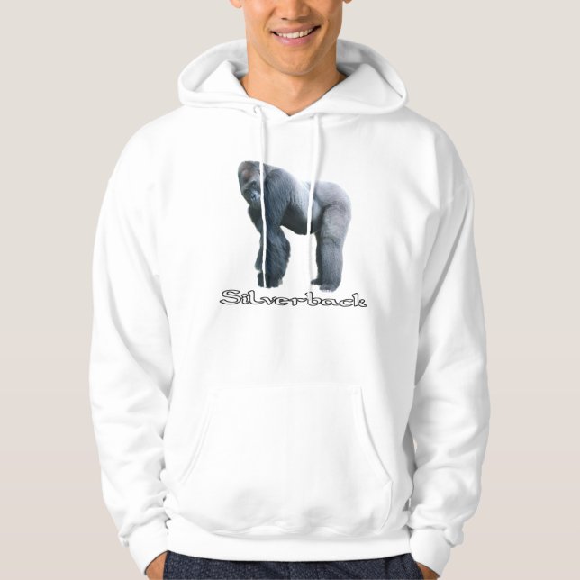 Silverback Gorilla Pullover Hoodie (Front)