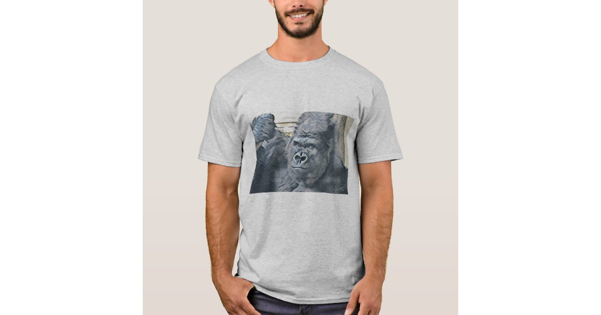 silverback gorilla t shirts