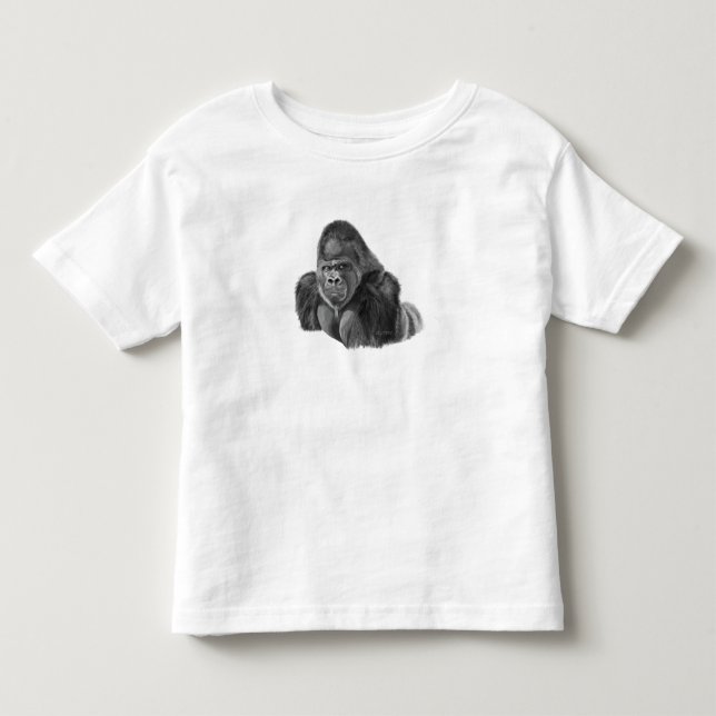Silverback Gorilla T-shirt ゴリラのTシャツ (Front)