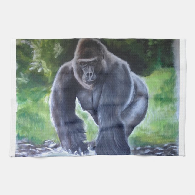 Silverback Gorilla Towel (Horizontal)