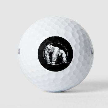 Silverback Ii Golf Balls by kbilltv at Zazzle