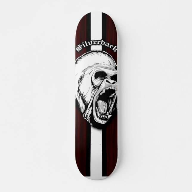 Silverback Skateboard Deck (Front)