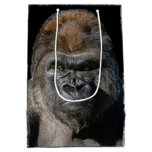 Silverback Strength – Gorilla Portrait Medium Gift Bag