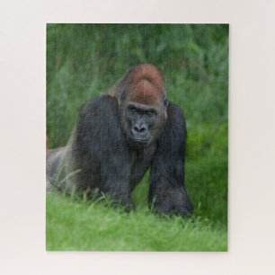 Silverback's Serene Realm Jigsaw Puzzle