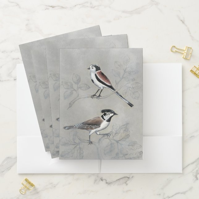 Silvered Aviary | A Pair Pocket Folder (In Situ)
