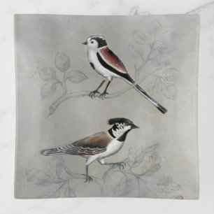 Silvered Aviary A Pair Trinket Tray