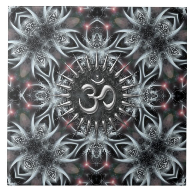 Silverina Aum 'Delica Ceramic Tile (Front)
