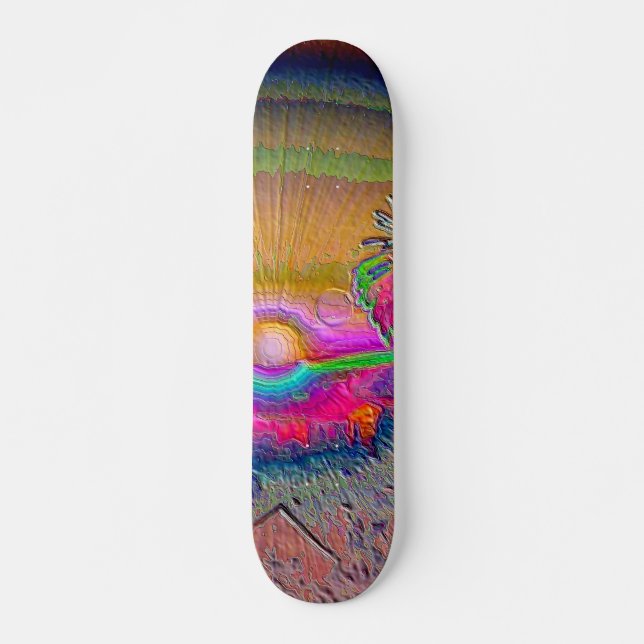 Silverlake Sunset 1 Skateboard Deck (Front)