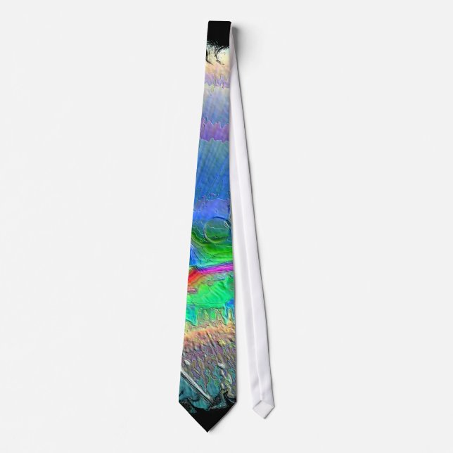 Silverlake Sunset Negative Oval 2 Neck Tie (Front)