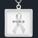 silverribbon necklace<br><div class="desc">You can make your own silver ribbon for free but if you want to buy a necklace, here it is. The silver ribbon symbolizes the fact that you are a warrior against the stigma of mental illness... whether you suffer from it yourself, help others battle it, or just want others...</div>