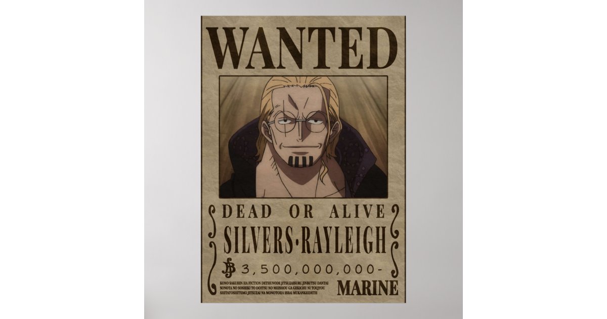 One Piece Wanted Poster - KING Greeting Card