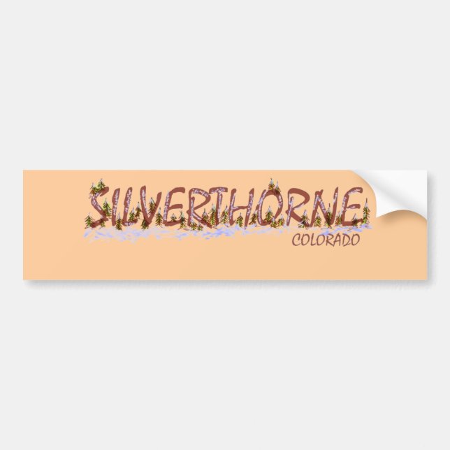 Silverthorne Colorado bumpersticker Bumper Sticker (Front)