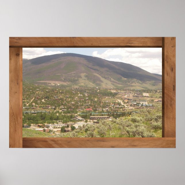 Silverthorne Colorado scenic poster print (Front)