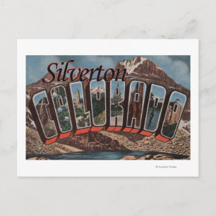 Silverton, Colorado - Large Letter Scenes Postcard