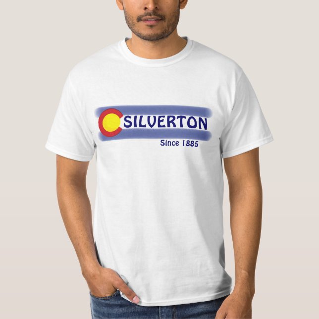 Silverton Colorado local flag value tee (Front)