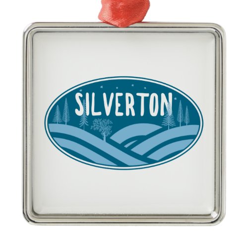 Silverton Colorado Outdoors Metal Ornament