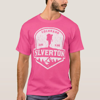 Silverton Colorado Snow Skiing Active T-Shirt