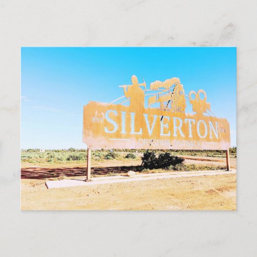 Silverton frontier town postcard