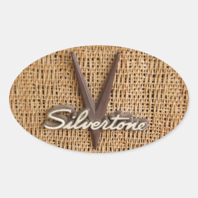Silvertone 'V' Logo Sticker (Front)