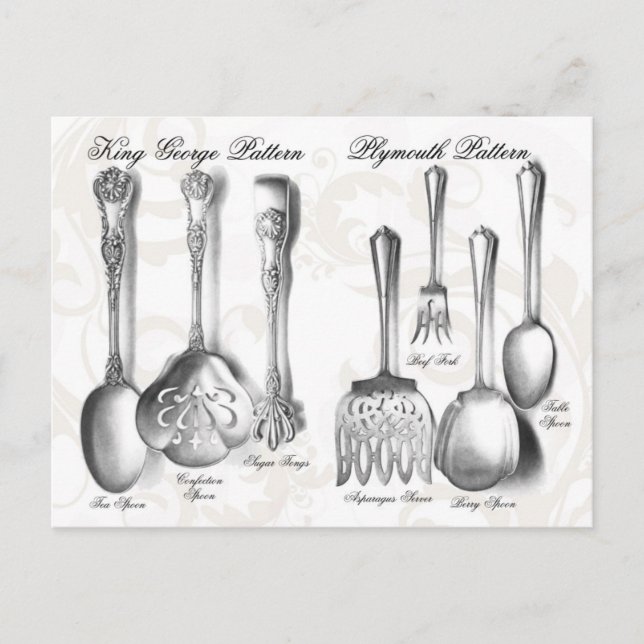 Silverware Collection Postcard (Front)