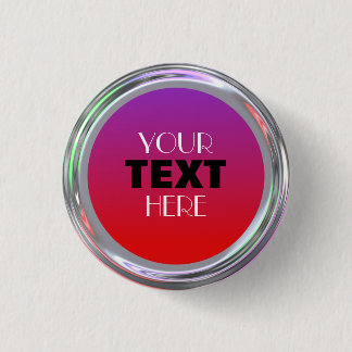 Silvery button for text, logo, image