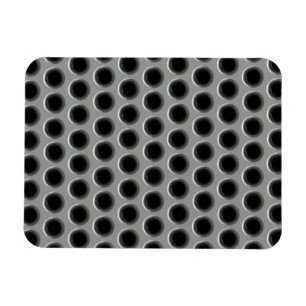 Silvery Metal Mesh Magnet