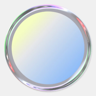 Silvery sticker for text, logo, image