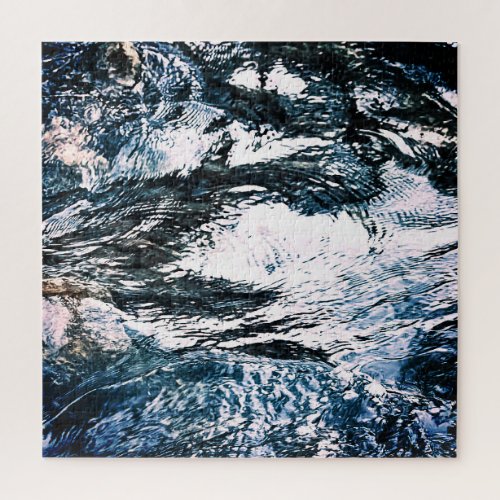 Silvery Water Jigsaw Puzzle