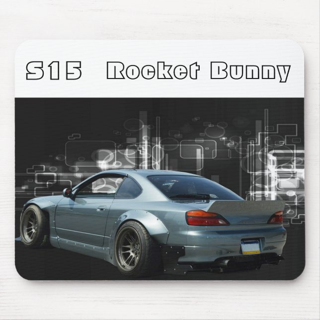 silvia s15 rocket bunny mouse pad (Front)