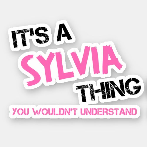 Silvia thing you wouldnt understand name sticker
