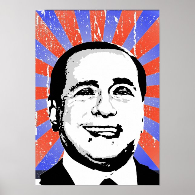 Silvio Berlusconi Poster (Front)