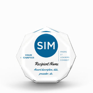 SIM Award in Teal