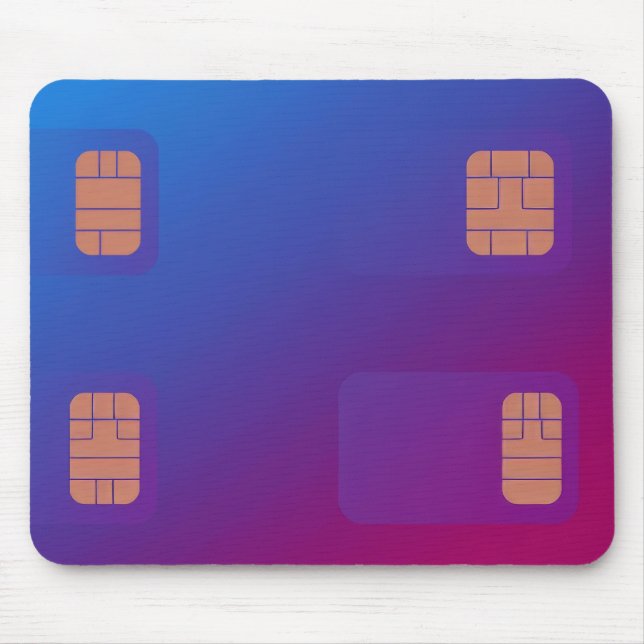Sim Cards Mouse Pad (Front)
