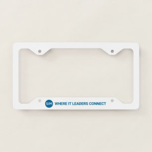 SIM Logo License Plate Frame