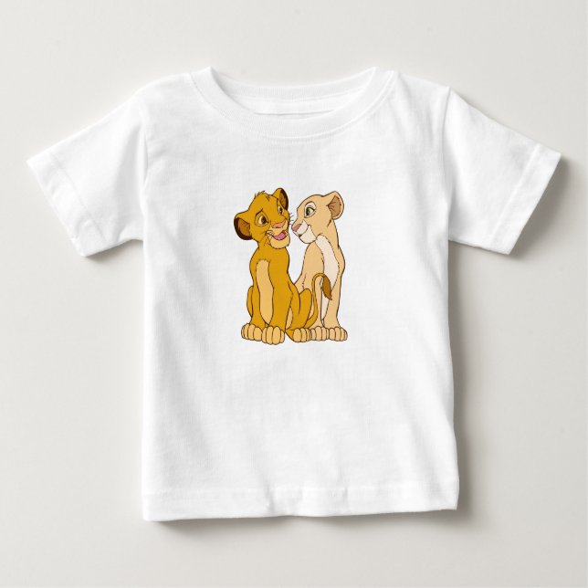 Simba and Nala Disney Baby T-Shirt (Front)