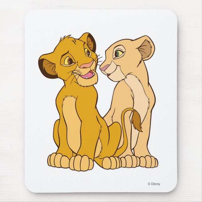 Simba and Nala Disney Mouse Pad (Front)