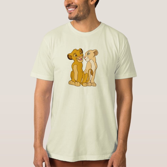 Simba and Nala Disney T-Shirt | Zazzle.com
