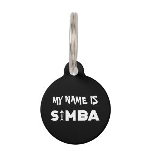 Simba Cat Pet ID Tag