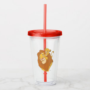 Simba Climbing Mufasa Acrylic Tumbler