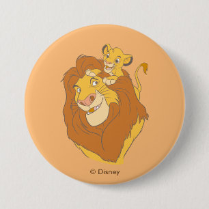 Simba Climbing Mufasa Button