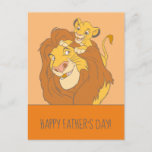 Simba Climbing Mufasa Postcard