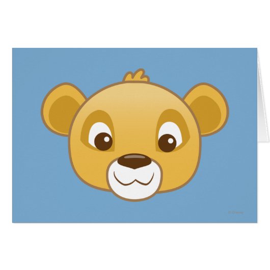 Simba Emoji Cards (Front Horizontal)