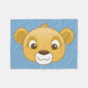 Simba Emoji Fleece Blanket