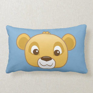 Simba Emoji Lumbar Pillow