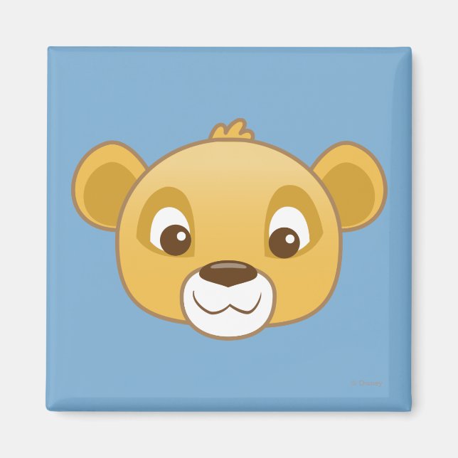 Simba Emoji Magnet (Front)