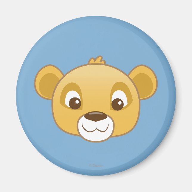 Simba Emoji Magnet (Front)