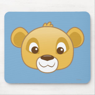 Simba Emoji Mouse Pad