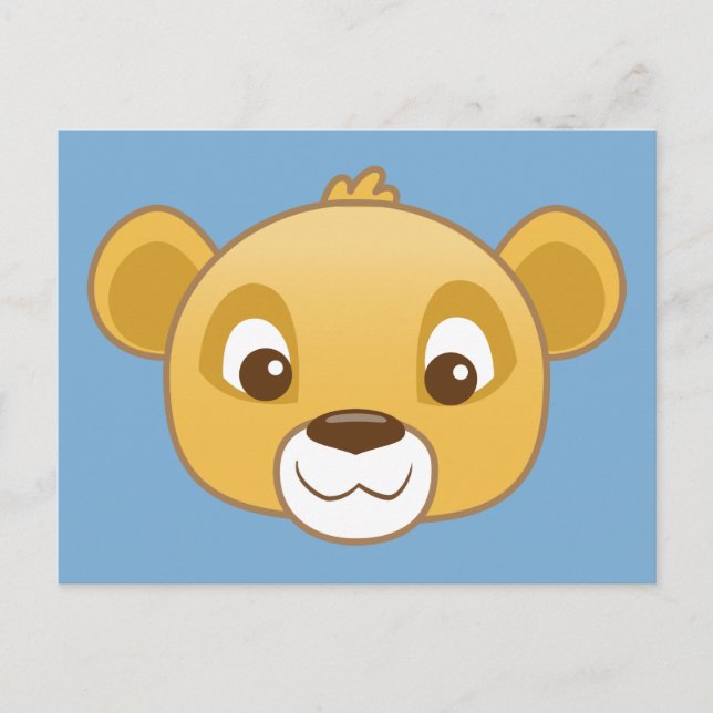 Simba Emoji Postcard (Front)