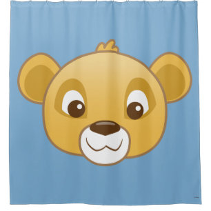 Simba Emoji Shower Curtain