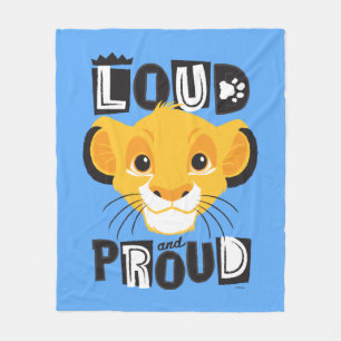 Simba Loud And Proud Fleece Blanket